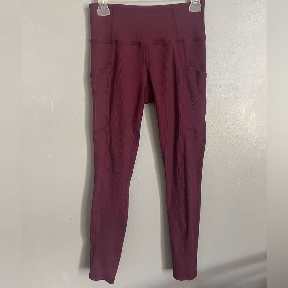 Lukka Lux maroon leggings size small